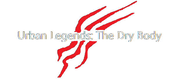 Urban Legends : The Dry Body Logo