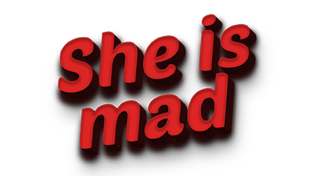 She is mad Logo