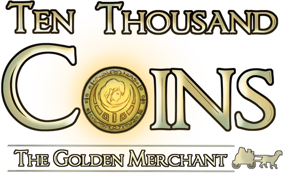 Ten Thousand Coins: The Golden Merchant Logo