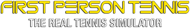 First Person Tennis - The Real Tennis Simulator Logo